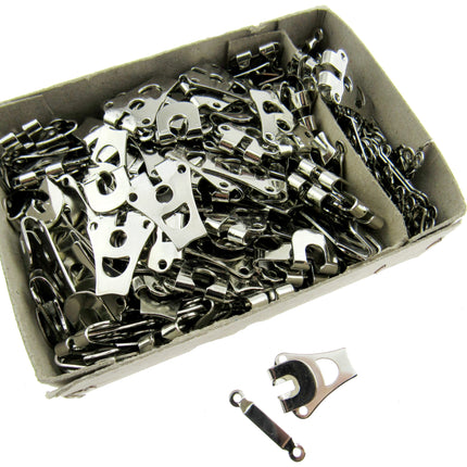 Trouser Hook and Bars Extra Large 25mm x 20mm Metal Fasteners Wholesale Box 144