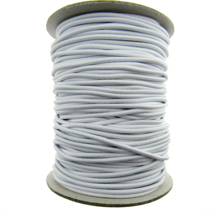 Round Elastic Whole Rolls 1mm 2.5mm 3mm Black White 50m 100m