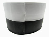 Flat Woven Stretch Elastic - Black or White - Choice of 6 Sizes & 3 Lengths