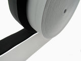 Flat Woven Stretch Elastic - Black or White - Choice of 6 Sizes & 3 Lengths