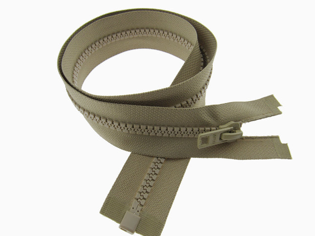 Plastic Open End Zips No 5 Weight 5-6mm Chain Width 10"- 18" - ThreadandTrimmings