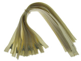 Nylon Closed End Cushion Zips No3 12" to 22" Black Grey Cream Beige Bulk Qty