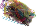 Chiffon Organza Ribbon Bundles Bags of 20 Pcs 10mm 15mm 25mm