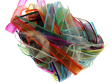 Chiffon Organza Ribbon Bundles Bags of 20 Pcs 10mm 15mm 25mm