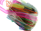 Chiffon Organza Ribbon Bundles Bags of 20 Pcs 10mm 15mm 25mm