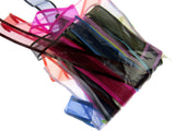 Chiffon Organza Ribbon Bundles Bags of 20 Pcs 10mm 15mm 25mm