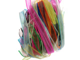 Chiffon Organza Ribbon Bundles Bags of 20 Pcs 10mm 15mm 25mm