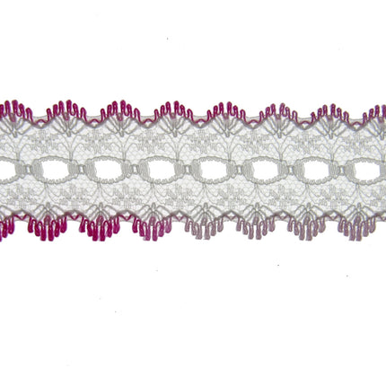 Dovecraft Knitting in Eyelet Lace 35mm Wide 3m Lengths Double Edge