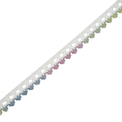 Dovecraft Knitting In Eyelet Lace 18mm Single Edge 3m