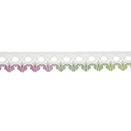 Dovecraft Knitting In Eyelet Lace 18mm Single Edge 3m
