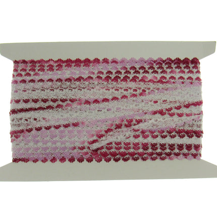 Dovecraft Knitting in Eyelet Lace 35mm Wide 3m Lengths Double Edge