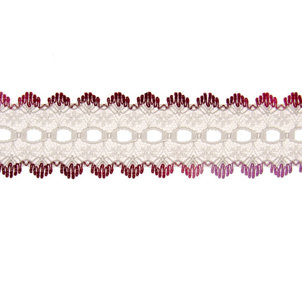 Dovecraft Knitting in Eyelet Lace 35mm Wide 3m Lengths Double Edge