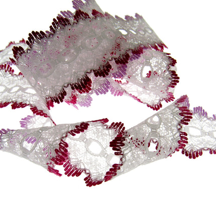 Dovecraft Knitting in Eyelet Lace 35mm Wide 3m Lengths Double Edge