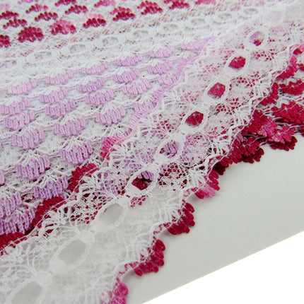 Dovecraft Knitting in Eyelet Lace 35mm Wide 3m Lengths Double Edge