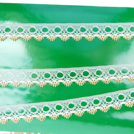 Dovecraft Knitting In Eyelet Lace 18mm Single Edge 3m