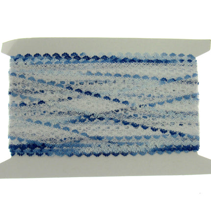 Dovecraft Knitting in Eyelet Lace 35mm Wide 3m Lengths Double Edge