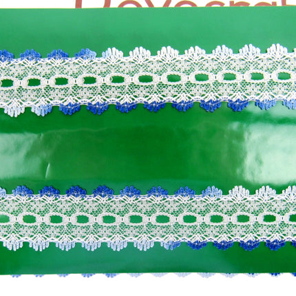 Dovecraft Knitting in Eyelet Lace 35mm Wide 3m Lengths Double Edge