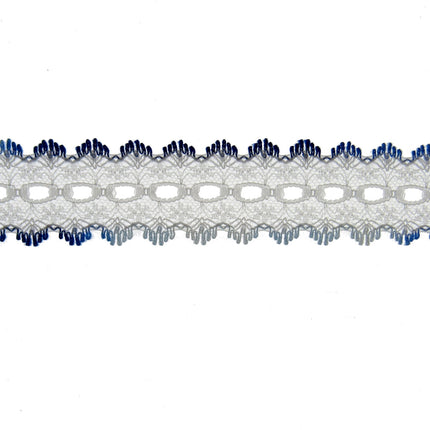 Dovecraft Knitting in Eyelet Lace 35mm Wide 3m Lengths Double Edge