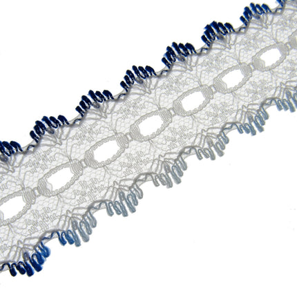 Dovecraft Knitting in Eyelet Lace 35mm Wide 3m Lengths Double Edge