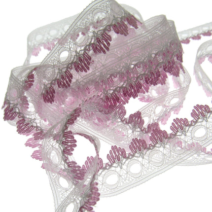 Dovecraft Knitting In Eyelet Lace 18mm Single Edge 3m