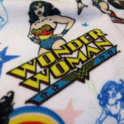 Wonder Woman Fleece Fabric 100% Polyester 1m 148cm Wide 220gsm
