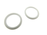 White Plastic Roman Blind Curtain O Rings - 21mm  (Internal = 16mm) Heavy Duty