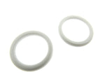 White Plastic Roman Blind Curtain O Rings - 21mm  (Internal = 16mm) Heavy Duty