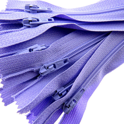 Nylon Closed End Trebla Zips 10 Pack Brights Neutrals Dresses Skirts Crafts - ThreadandTrimmings