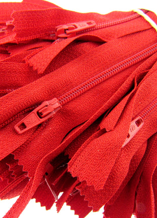 Nylon Closed End Trebla Zips 10 Pack Brights Neutrals Dresses Skirts Crafts - ThreadandTrimmings