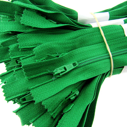 Nylon Closed End Trebla Zips 10 Pack Brights Neutrals Dresses Skirts Crafts - ThreadandTrimmings