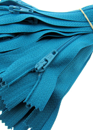 Nylon Closed End Trebla Zips 10 Pack Brights Neutrals Dresses Skirts Crafts - ThreadandTrimmings