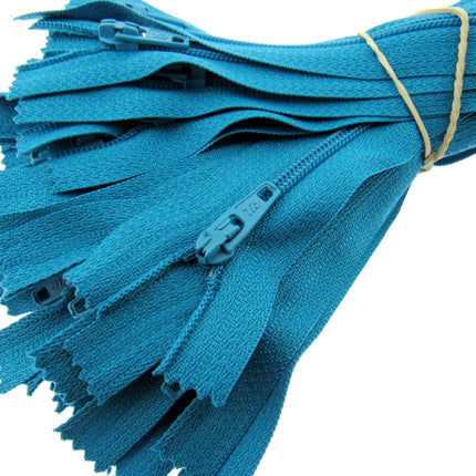 Nylon Closed End Trebla Zips 10 Pack Brights Neutrals Dresses Skirts Crafts - ThreadandTrimmings