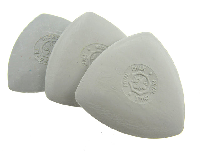 Soft Tailors Chalk Triangle Fabric Marker Sewing Dressmaking White Assorted 3 10 - ThreadandTrimmings