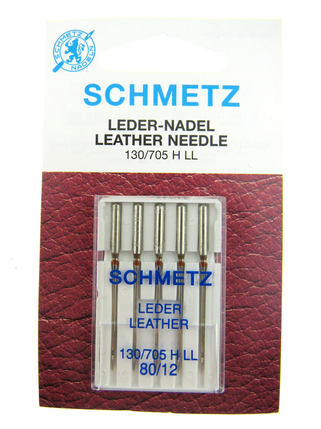 Leather Sewing Machine Needles by Schmetz - ThreadandTrimmings