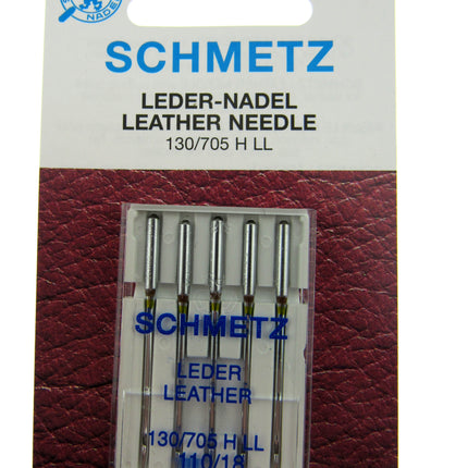 Leather Sewing Machine Needles by Schmetz - ThreadandTrimmings