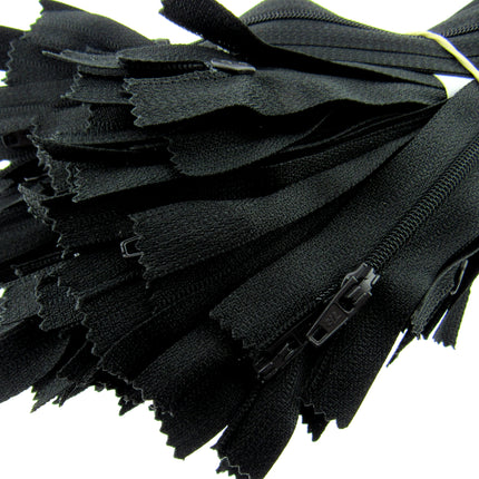 Nylon Closed End Trebla Zips 10 Pack Brights Neutrals Dresses Skirts Crafts - ThreadandTrimmings