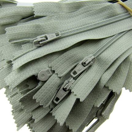 Nylon Closed End Trebla Zips 10 Pack Brights Neutrals Dresses Skirts Crafts - ThreadandTrimmings