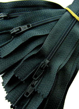 Nylon Closed End Trebla Zips 10 Pack Brights Neutrals Dresses Skirts Crafts - ThreadandTrimmings