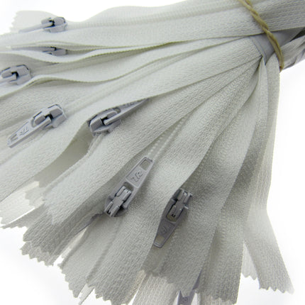 Nylon Closed End Trebla Zips 3mm Teeth Dress Skirt Cushion Fasteners 5 Pack