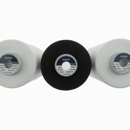 Moon Spun Polyester Thread 75s Heavy Duty Sewing Thread 5000 Yd Cone