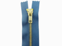 Denim Jean Zips - Sizes 6", 7" and 8"  - Available in 10 Colours