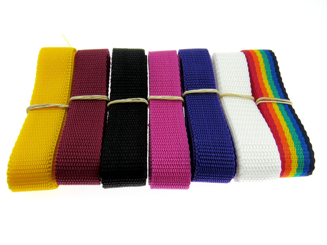 Polypropylene Webbing Strapping Strong Tightly Woven Fabric Bag Belt Strap - ThreadandTrimmings