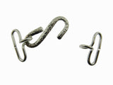 Snake Belt Buckles - Silver Colour "S" Shape - 25mm Insert for Elastic