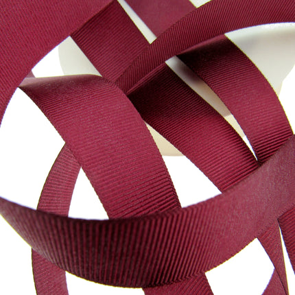 Grosgrain Ribbon Ribbed Fabric Trim Edge Tape Bow Making 22 Colours 5 Size 3m