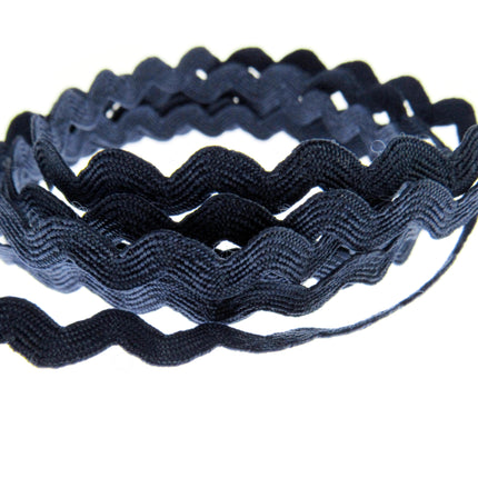 Ric Rac Ribbon Trimming Braid 6mm Wide 3m Lengths Rik Rak Braiding - ThreadandTrimmings
