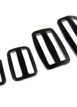 Delrin Webbing Sliders 3 Bar Tri Glide - Strong Plastic & Tough - 4 Sizes - ThreadandTrimmings