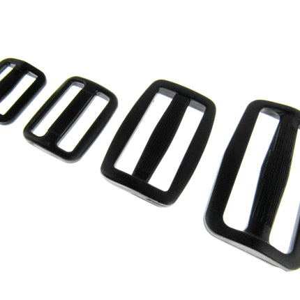 Delrin Webbing Sliders 3 Bar Tri Glide - Strong Plastic & Tough - 4 Sizes - ThreadandTrimmings