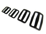 3 Bar Tri Glide Sliders - Delrin Plastic for Webbing - Strong & Tough - 4 Sizes