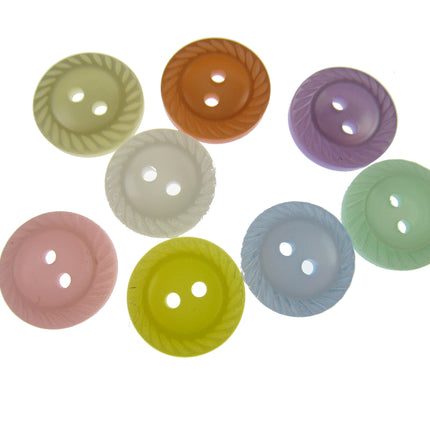 Set of colorful buttons on a white background