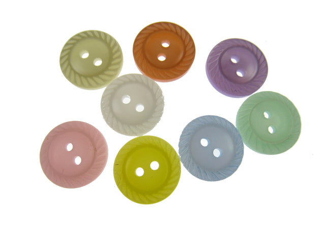 Set of colorful buttons on a white background